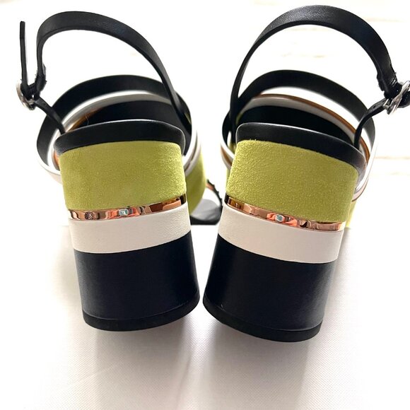 New 3.1 Phillip Lim Multi Strap Drum Sandal in Citron - Picture 11 of 13